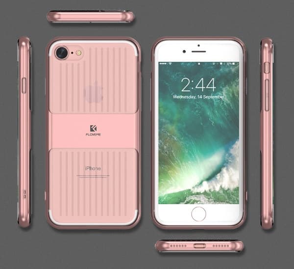 iPhone 8 - Stötdämpande Hybridskal från FLOVEME Marinblå