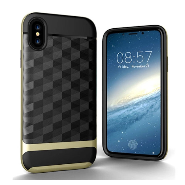 iPhone X/XS - Elegant Skyddsskal Silver Silver