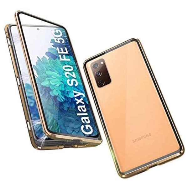 Samsung Galaxy S20 FE - Stilsikkert Dobbelt MagnetDeksel Blå