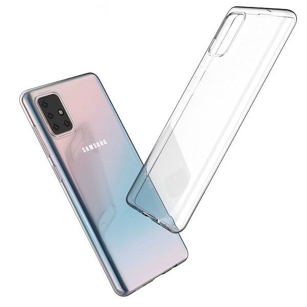 Samsung Galaxy A51 - Kraftfullt Skal Transparent