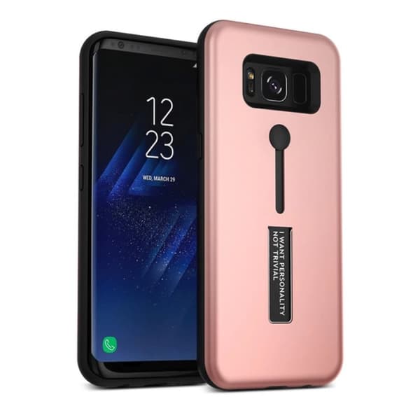 Smart Skal med Fingerrem för Samsung Galaxy J5 2017 Blå