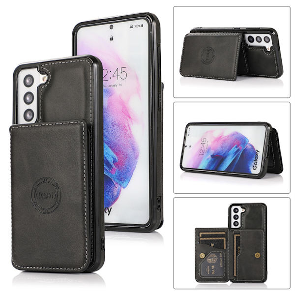 Samsung Galaxy S23 - Skal med Korthållare Svart