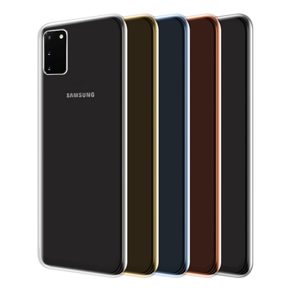 Samsung Galaxy S20 - Iskuja vaimentava kaksoissilikonisuoja Transparent/Genomskinlig