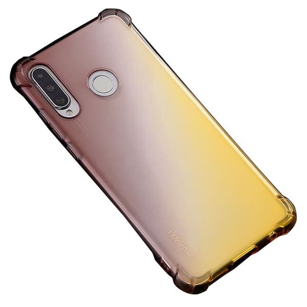 Huawei P30 Lite - Robust stilsikkert silikonskall Rosa/Lila