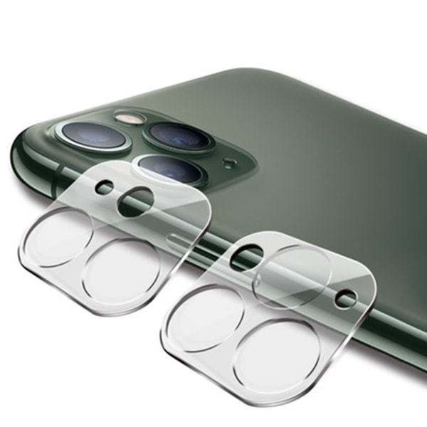 Bagkameraobjektiv 2-PACK Skærmbeskytter FullCover 9H 2.5D iPhone 11 Transparent/Genomskinlig