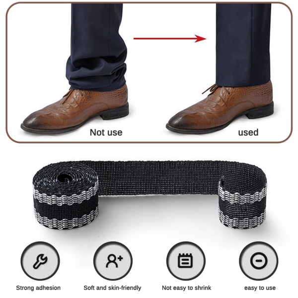 Praktiske selvklæbende bukser selvklæbende bånd (tape til bukser) 2 METER