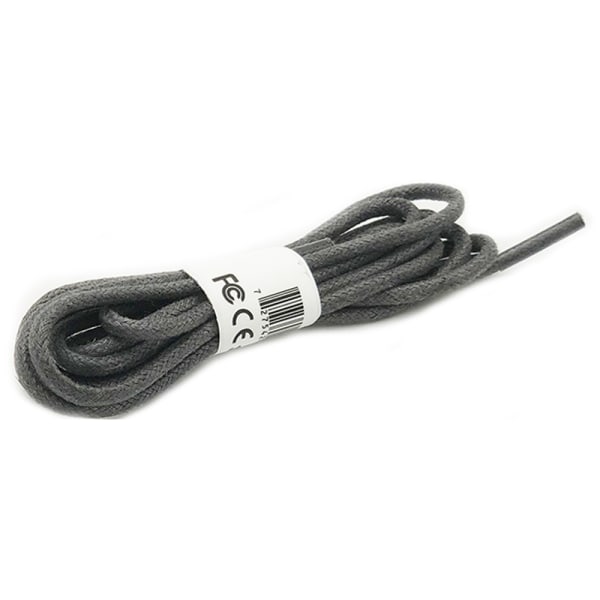 120 cm stilfulde snørebånd/snørebånd (VOKSET RUNDE) Mörkbeige