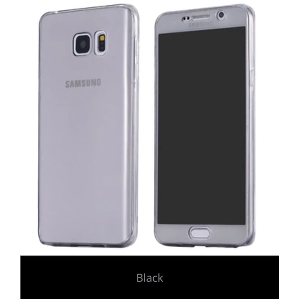 Samsung Galaxy J3 2017 Dubbelt Silikonfodral (TOUCHFUNKTION) Blå