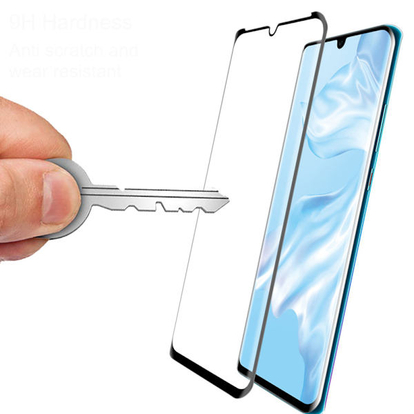 Huawei P30 - HuTech Carbon-Skärmskydd 2-PACK Svart