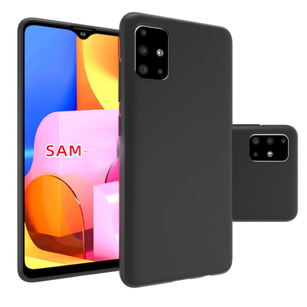 Tankevækkende blødt Nillkin-cover - Samsung Galaxy A51 Svart