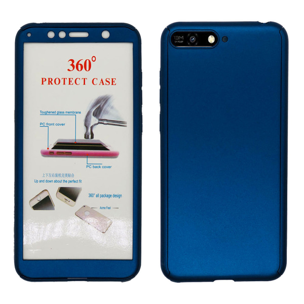 Huawei Y6 2018 - Stilsäkert Dubbelsidigt Skal Floveme Röd