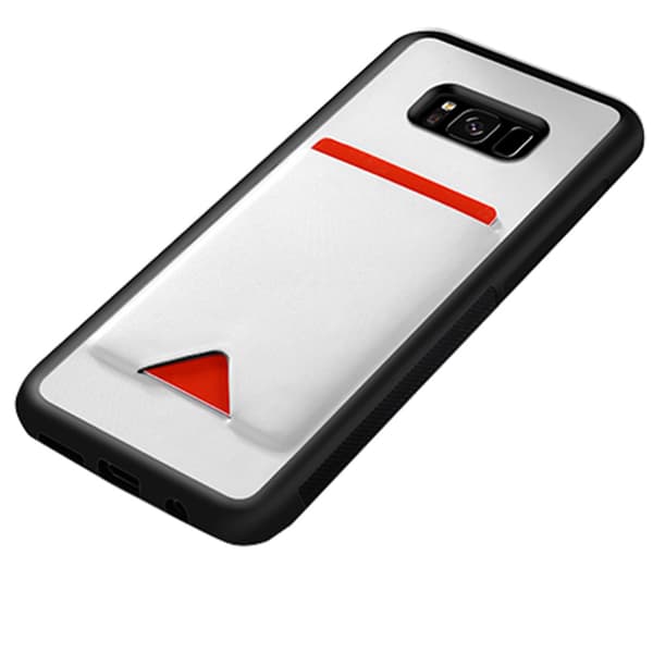 Samsung Galaxy S8 Plus - St�td�mpande Smart Skal Röd