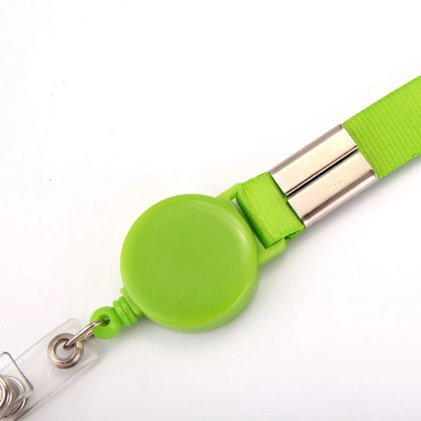 Stilrent Slittålig Nyckelband med Korthållare Grön