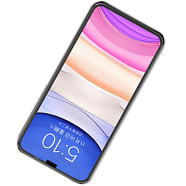 2-PACK iPhone 12 Aluminium Skärmskydd HD-Clear 0,2mm Röd