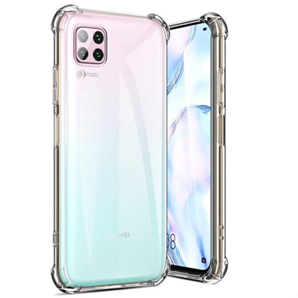 Kraftfullt Stöttåligt Skal - Huawei P40 Lite Transparent/Genomskinlig