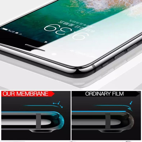 2-PACK iPhone 7 Plus keraaminen näytönsuoja HD 0,3 mm Transparent/Genomskinlig