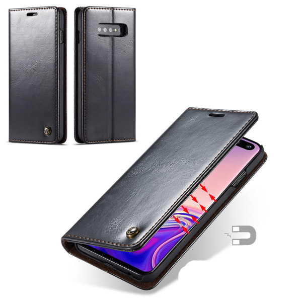 Samsung Galaxy S10e – käytännöllinen lompakkokotelo (ONYX) Vit