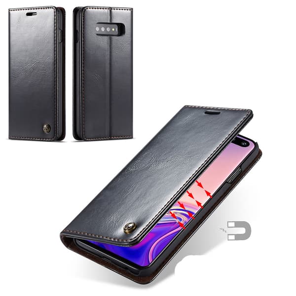 Samsung Galaxy S10e - Praktiskt Plånboksfodral (ONYX) Vit Vit