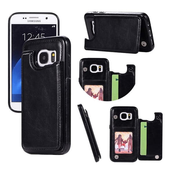 Samsung Galaxy S7 - Elegant Plånboksdeksel Röd