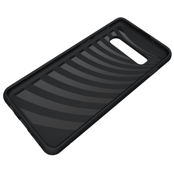 Samsung Galaxy S10 Plus - Stilfuldt cover med kortrum (JENSEN) Grå