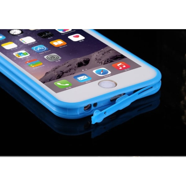 Stilfuldt vandtæt etui (FLOVEME) - iPhone 6/6S PLUS Blå