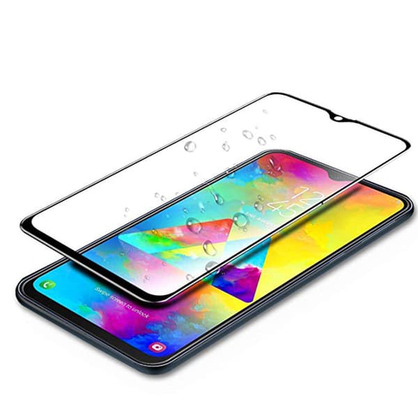 Skärmskydd 2.5D 3-PACK med Ram HD-Clear för Samsung A20e Svart