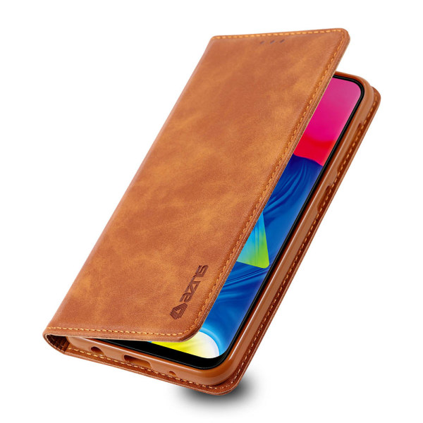 Plånboksfodral - Samsung Galaxy A10 Ljusbrun Ljusbrun