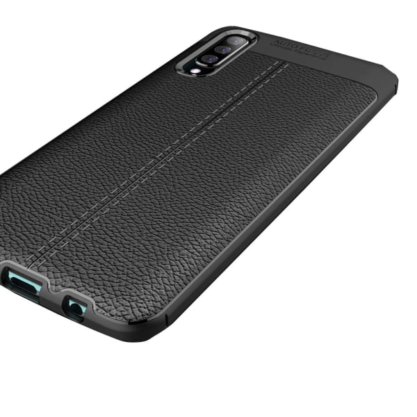 Samsung Galaxy A50 - Suojaava silikonikuori (automaattinen tarkennus) Mörkblå