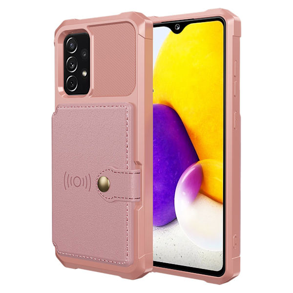 Samsung Galaxy A53 5G - Smart Cover med kortholder Roséguld