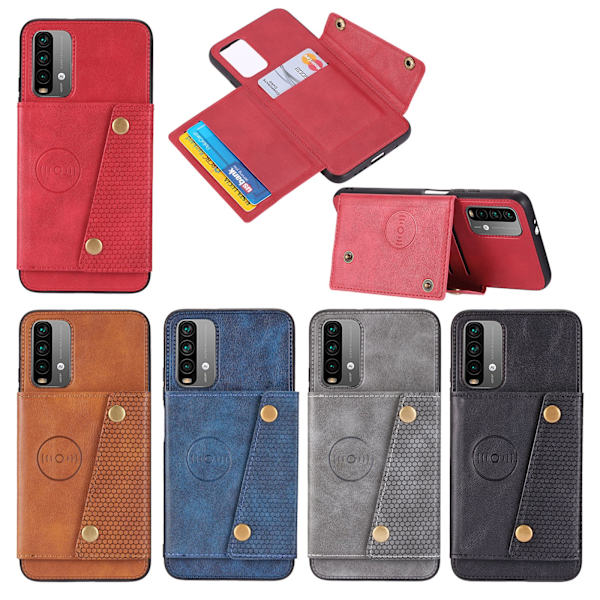 Xiaomi Redmi 10 - Skal med Korthållare Grå