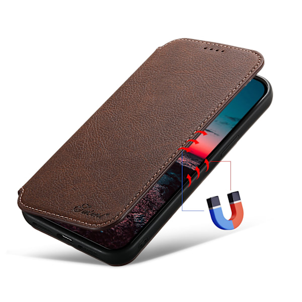 iPhone 13/14 Plånboksfodral - Elegant & Praktiskt Svart