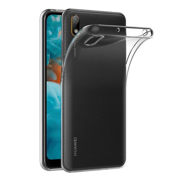 Huawei Y5 2019 - Smart Kraftig Floveme Silikone Cover Transparent/Genomskinlig