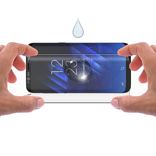 3D-muotoinen HuTech EXXO näytönsuoja Huawei Mate 20 pro -puhelimelle Transparent/Genomskinlig