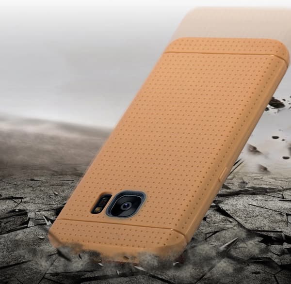 Samsung Galaxy S7 Edge - Silikonskal Vit Vit