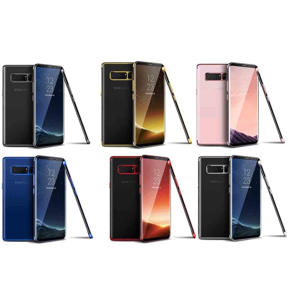 Samsung Galaxy Note 8 - Professionellt Silikonskal Röd Röd