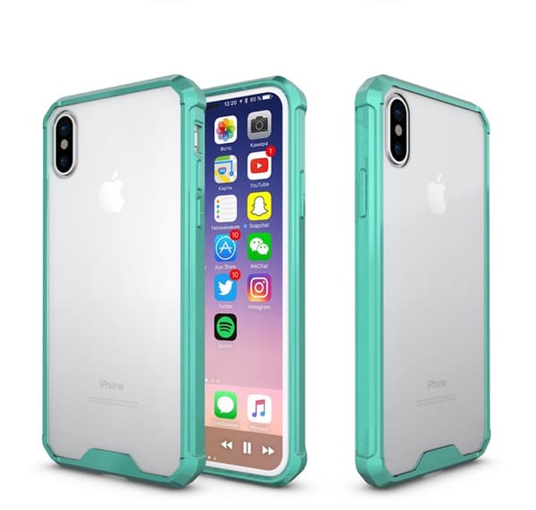 iPhone X/XS - Effektivt Skydsskal Mint