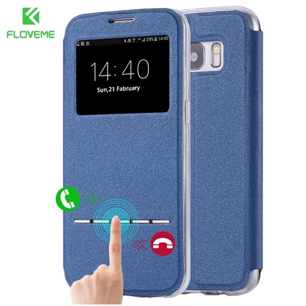 Fodral med Smartfunktion - Samsung Galaxy A7 (Modell 2017) Rosa