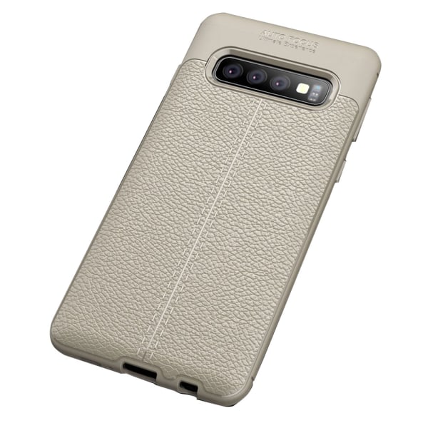 Stilfuldt Silikone Cover AUTO FOCUS - Samsung Galaxy S10+ Grå