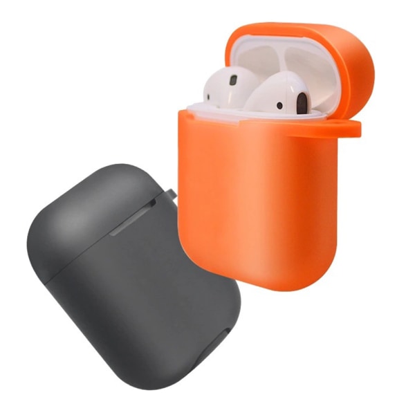 Praktiskt Silikonfodral till Airpods Orange