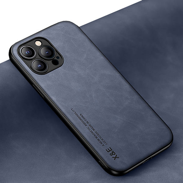 iPhone 16 Pro  Mockaskal med Magnetfäste och Klass Blå