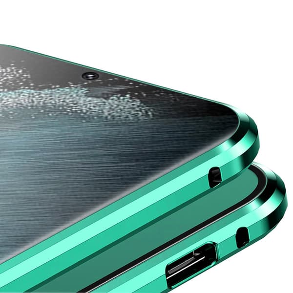 Samsung Galaxy S23 Ultra - Magnetisk Dobbeltskall Svart