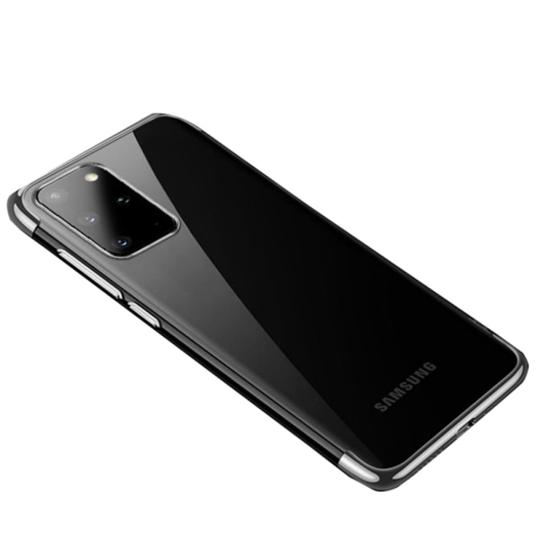 Samsung Galaxy S20 Plus - Beskyttende Floveme silikondeksel Blå Blå