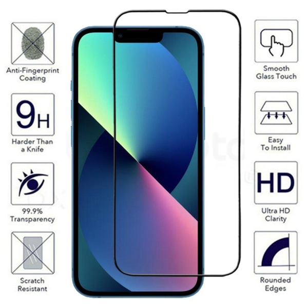 iPhone 13 Pro näytönsuoja 2.5D HD 0.3mm Transparent/Genomskinlig