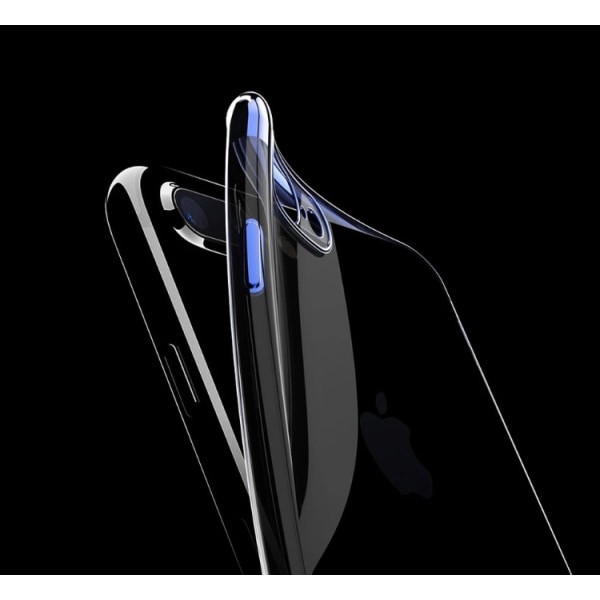 iPhone 7 PLUS - Elegant eksklusivt smart silikondeksel fra FLOVEME Svart