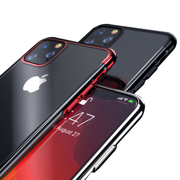 iPhone 11 - Beskyttende stilfuldt silikonetui (FLOVEME) Blå