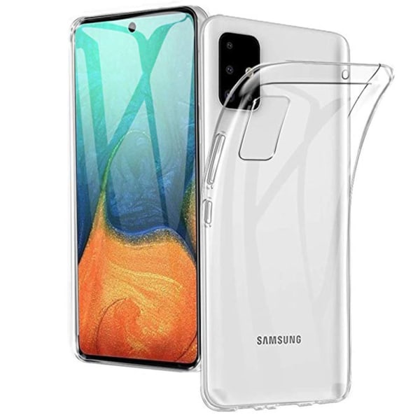 Samsung Galaxy A71 - Robust Floveme Silikonskal Transparent/Genomskinlig