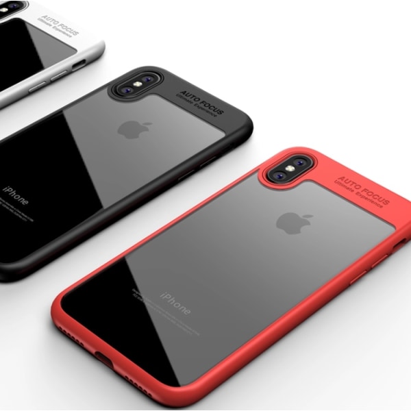 Eksklusivt robust deksel til iPhone X/XS Röd