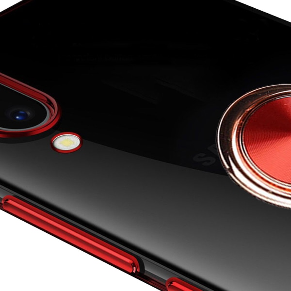 Samsung Galaxy A50 - Tehokas suojus sormustelineellä Röd