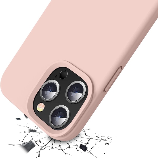 iPhone 14 Pro Max - Ohut kuori tehokkaalla iskunvaimennuksella Ljusrosa