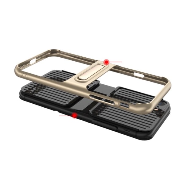 iPhone 7 PLUS - HYBRID Stötdämpande skal (Shockproof) Svart